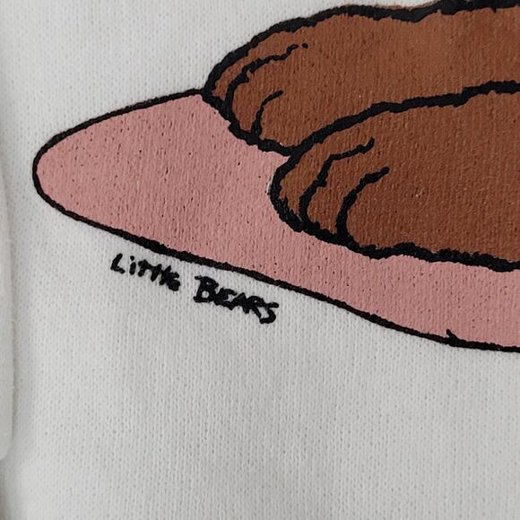 Vintage 90s Cute Teddy-Bear Sweatshirt Women Medium 21x23 USA - Picture 14 of 14